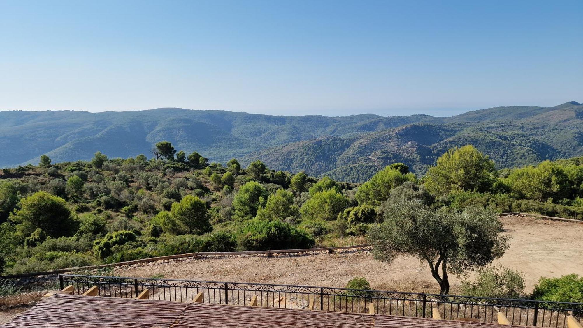 La Cueva De Miravet - Villa De Lujo En La Cima De La Montana Con Vistas Al Mar Cabanes  Exterior foto