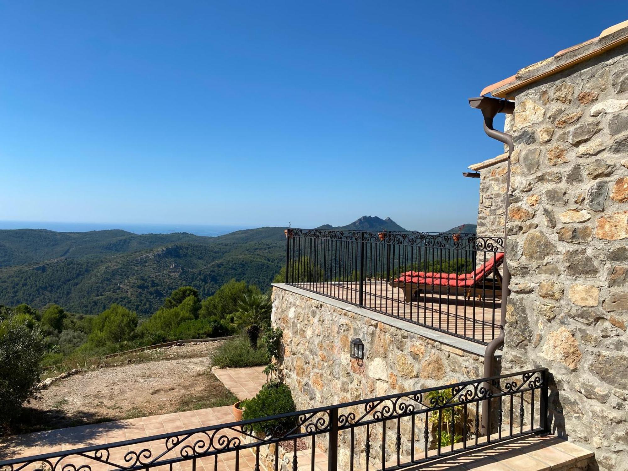 La Cueva De Miravet - Villa De Lujo En La Cima De La Montana Con Vistas Al Mar Cabanes  Exterior foto