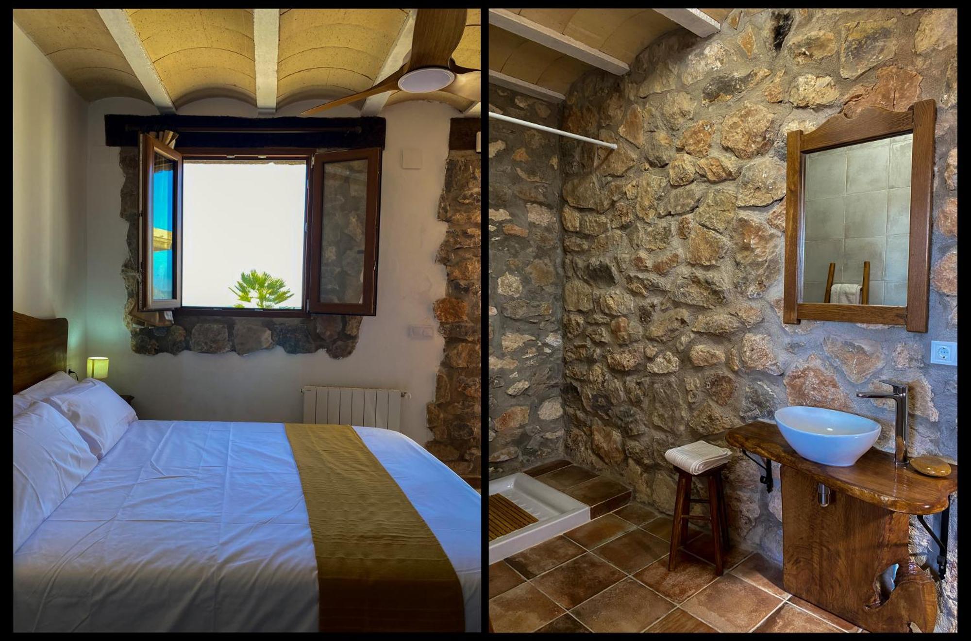 La Cueva De Miravet - Villa De Lujo En La Cima De La Montana Con Vistas Al Mar Cabanes  Exterior foto