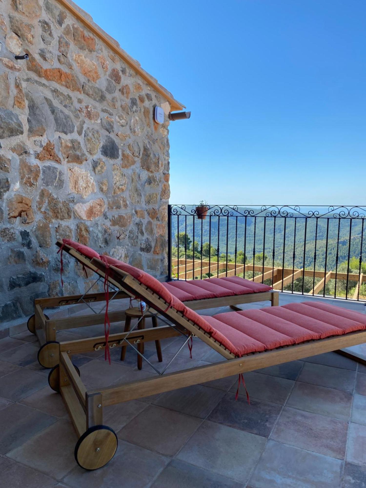 La Cueva De Miravet - Villa De Lujo En La Cima De La Montana Con Vistas Al Mar Cabanes  Exterior foto