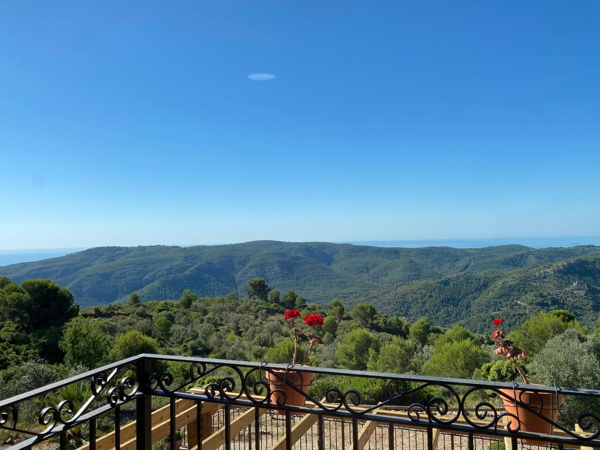 La Cueva De Miravet - Villa De Lujo En La Cima De La Montana Con Vistas Al Mar Cabanes  Exterior foto